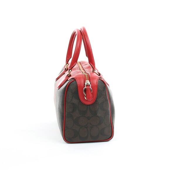 Coach Varsity Stripe Bennett Satchel Bag - Picture 5 of 8